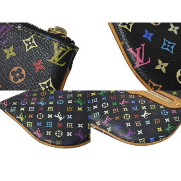 Louis Vuitton GM Multicolor Black Pouch Pochette - Picture 4 of 9